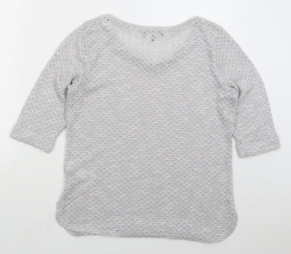 Womens UK Size 14 New Look Grey Pullover Jumper