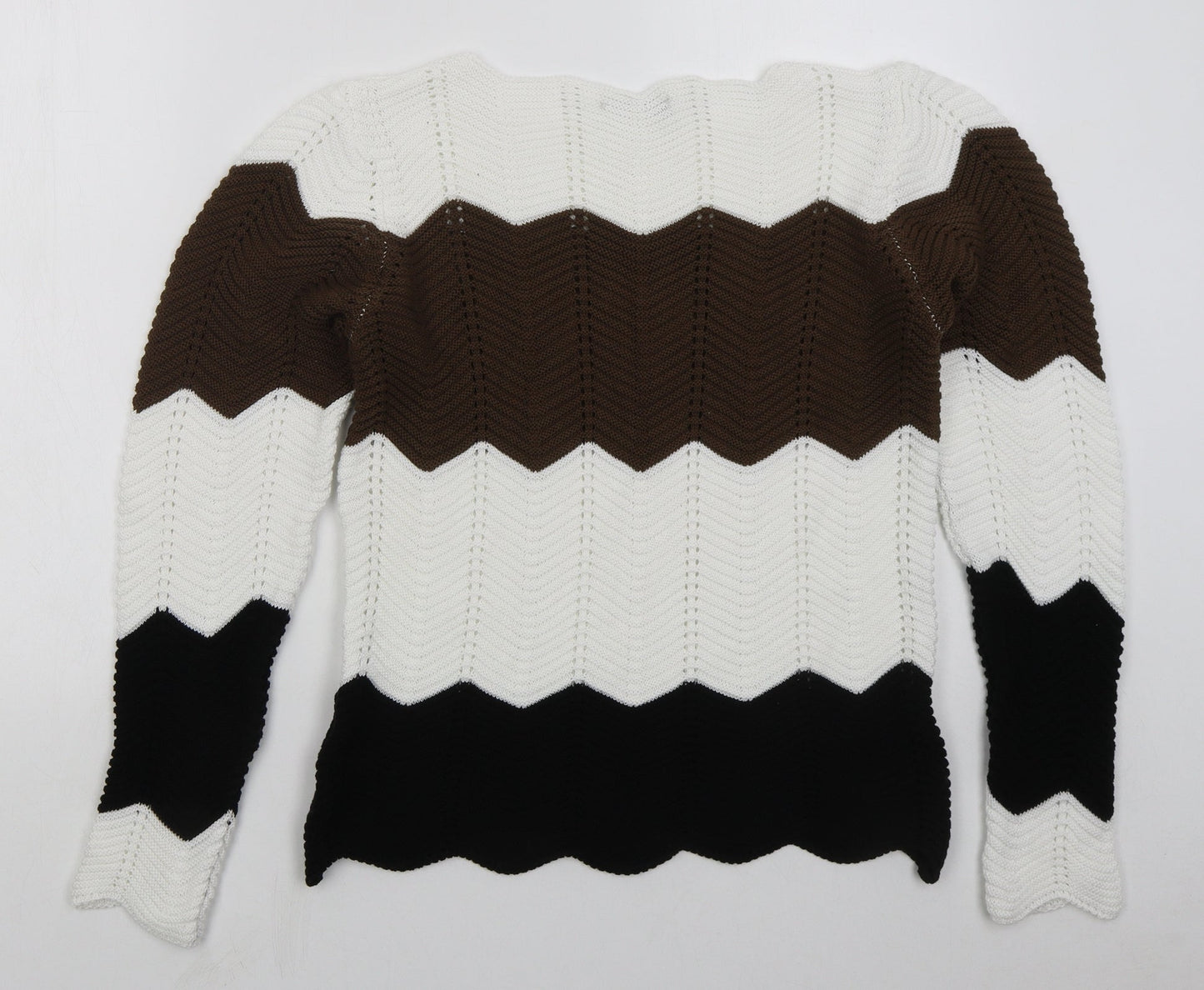 Womens UK Size L Select Brown Pullover Jumper
