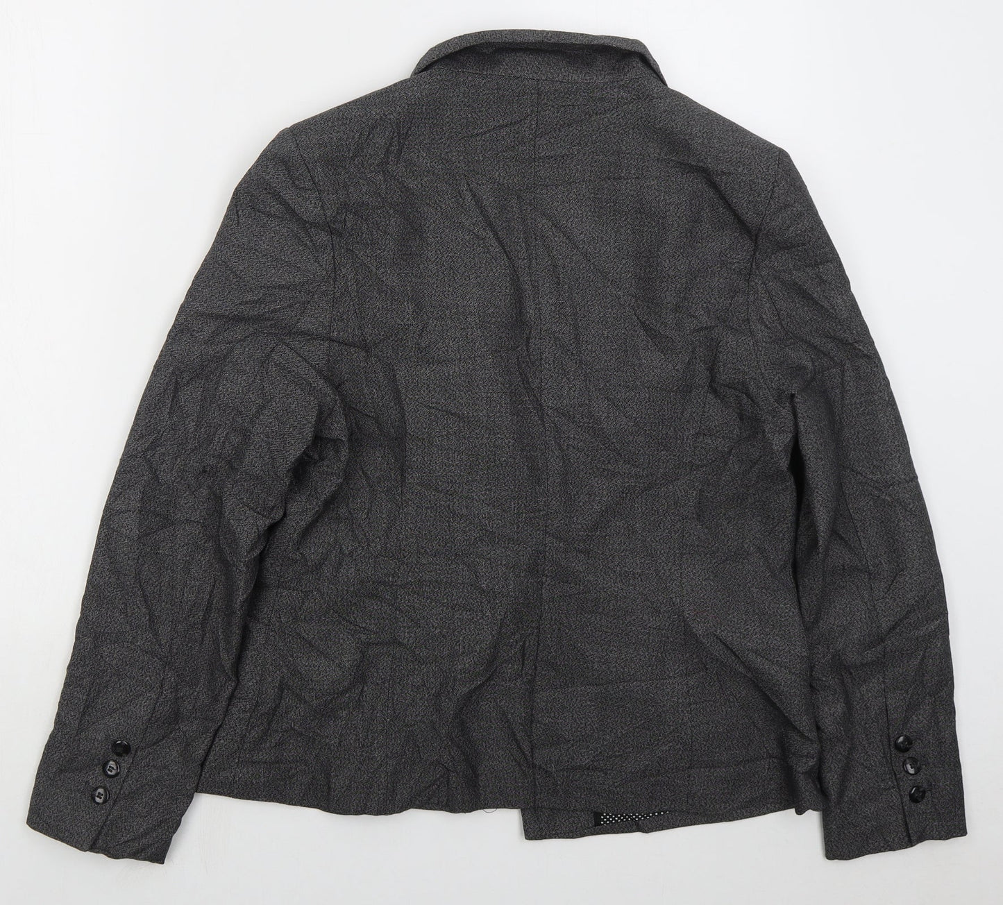 NEXT Womens Grey  Polyester Jacket Suit Jacket Size 14