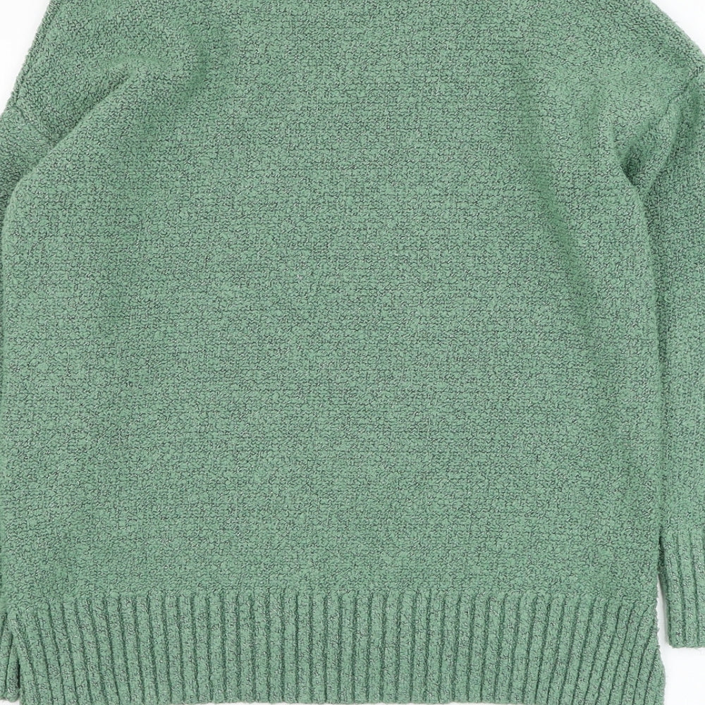 Womens UK Size S Marks and Spencer Green Pullover Jumper