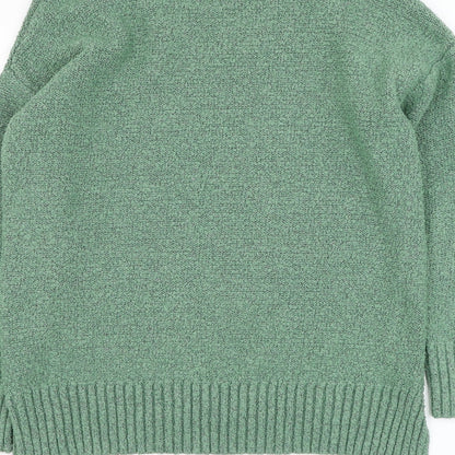 Womens UK Size S Marks and Spencer Green Pullover Jumper