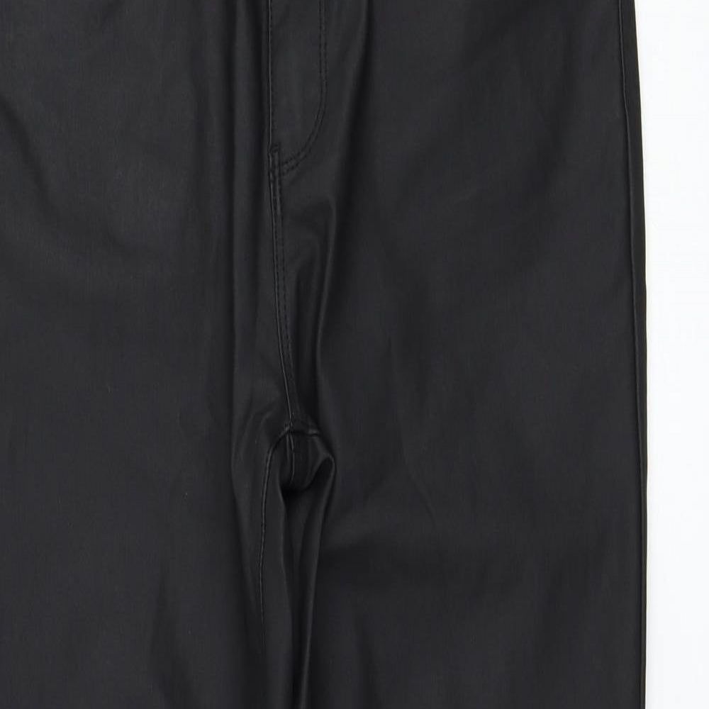 Toxik3 Womens Black  Cotton Trousers  Size 2XL L29 in Regular Zip