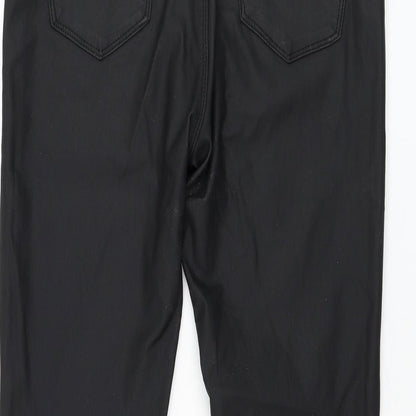 Toxik3 Womens Black  Cotton Trousers  Size 2XL L29 in Regular Zip
