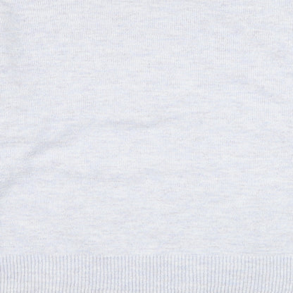 F&F Womens Blue Mock Neck  Polyester Pullover Jumper Size 14