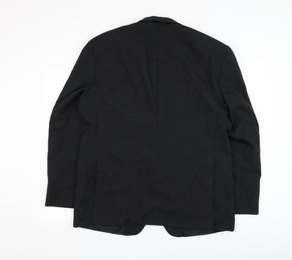 Mens UK Size 42 Nicholas Rowe Regular Black Suit Jacket