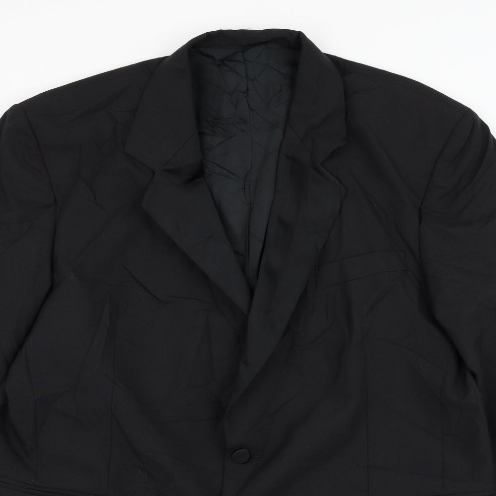 Mens UK Size 42 Nicholas Rowe Regular Black Suit Jacket