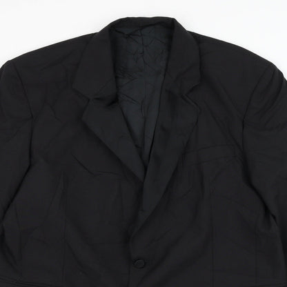 Mens UK Size 42 Nicholas Rowe Regular Black Suit Jacket