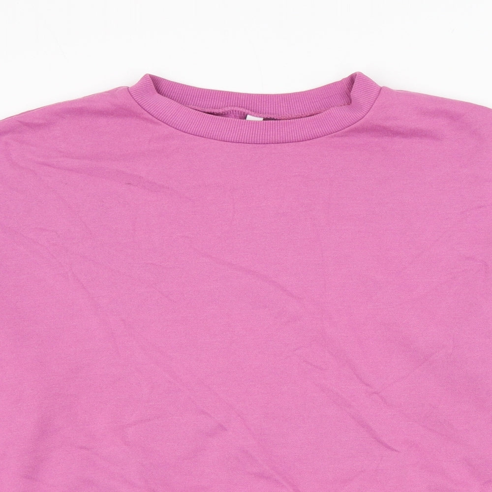Womens UK Size M H&M Purple Cape Sweatshirt
