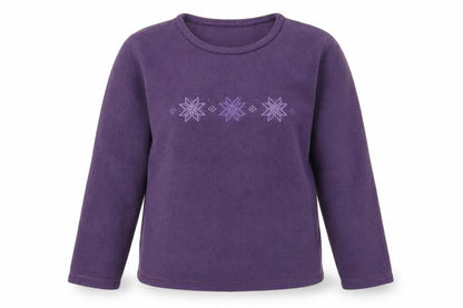 Casual Club Womens Purple  Polyester Pullover Sweatshirt Size 12