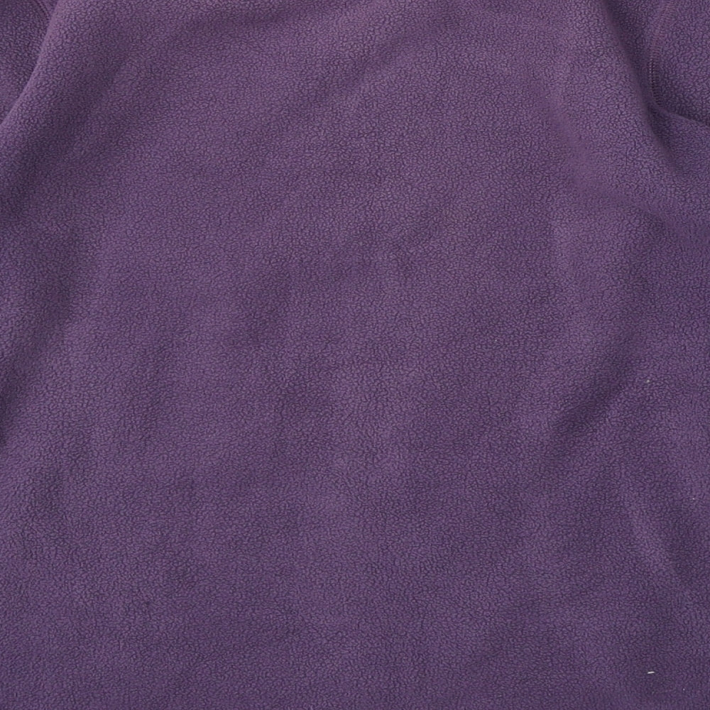 Casual Club Womens Purple  Polyester Pullover Sweatshirt Size 12