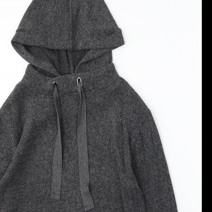 F&F Womens Grey  Polyester Pullover Hoodie Size 6