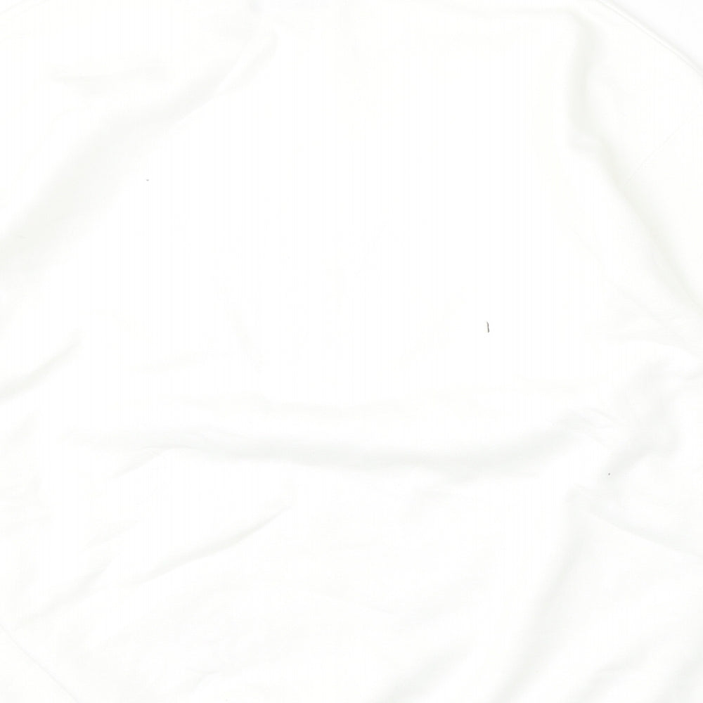 Of life and lemons Womens White  Cotton Pullover Sweatshirt Size L