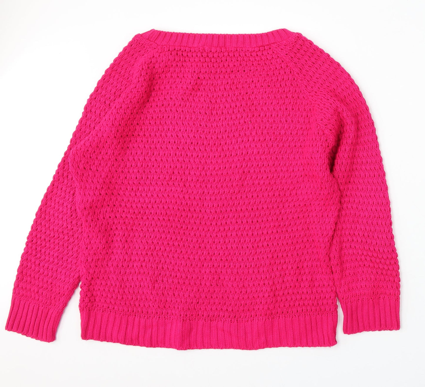 Womens UK Size L Internacionale Pink Pullover Jumper