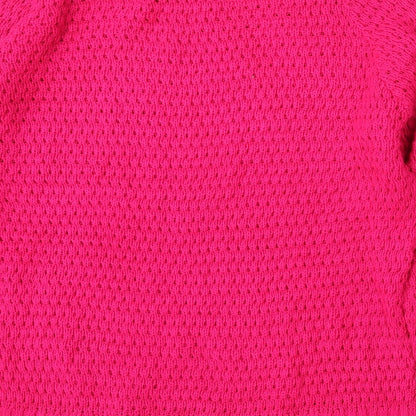 Womens UK Size L Internacionale Pink Pullover Jumper