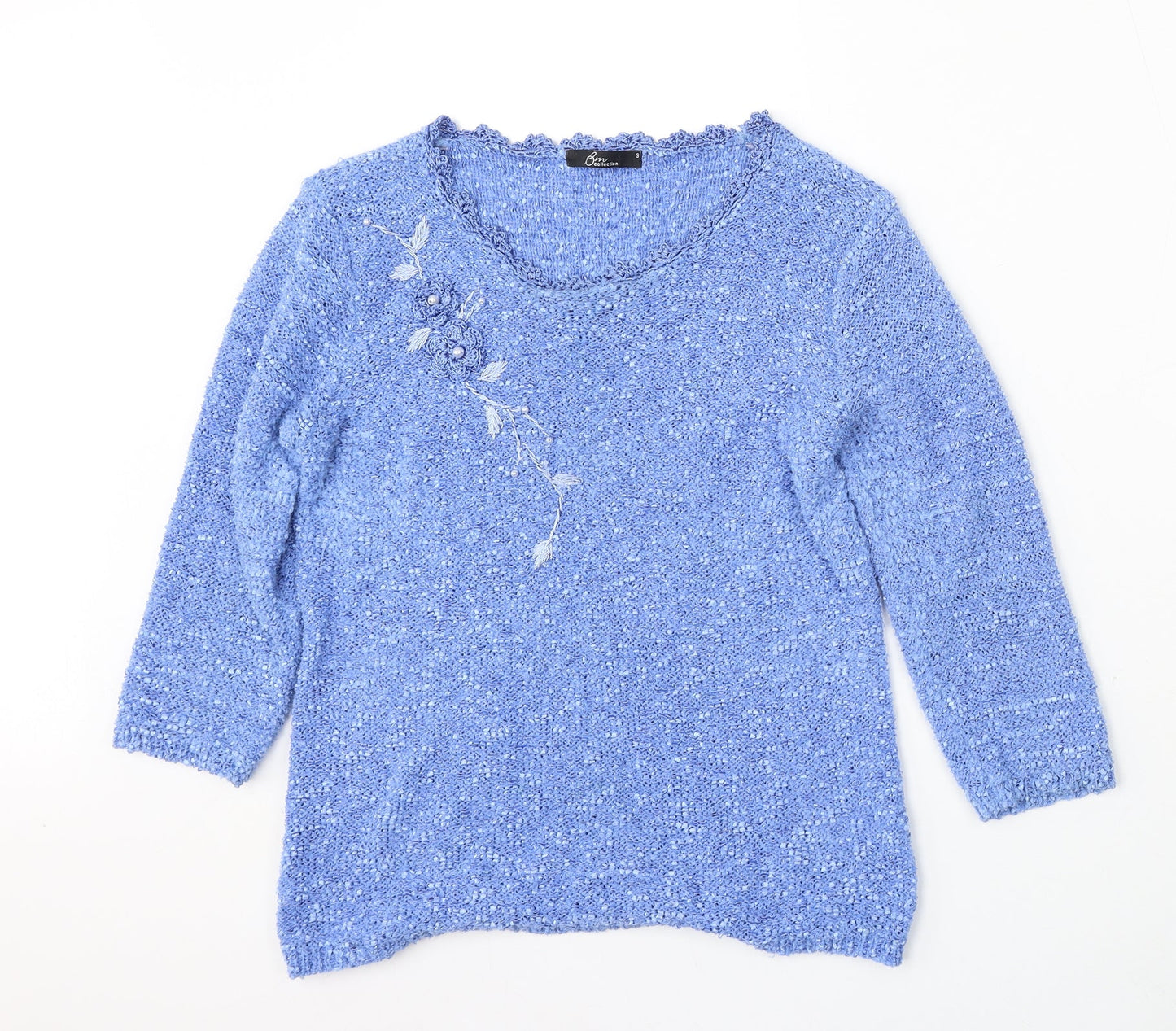 Womens UK Size S Bonmarché Blue Pullover Jumper