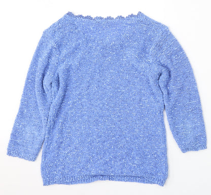 Womens UK Size S Bonmarché Blue Pullover Jumper