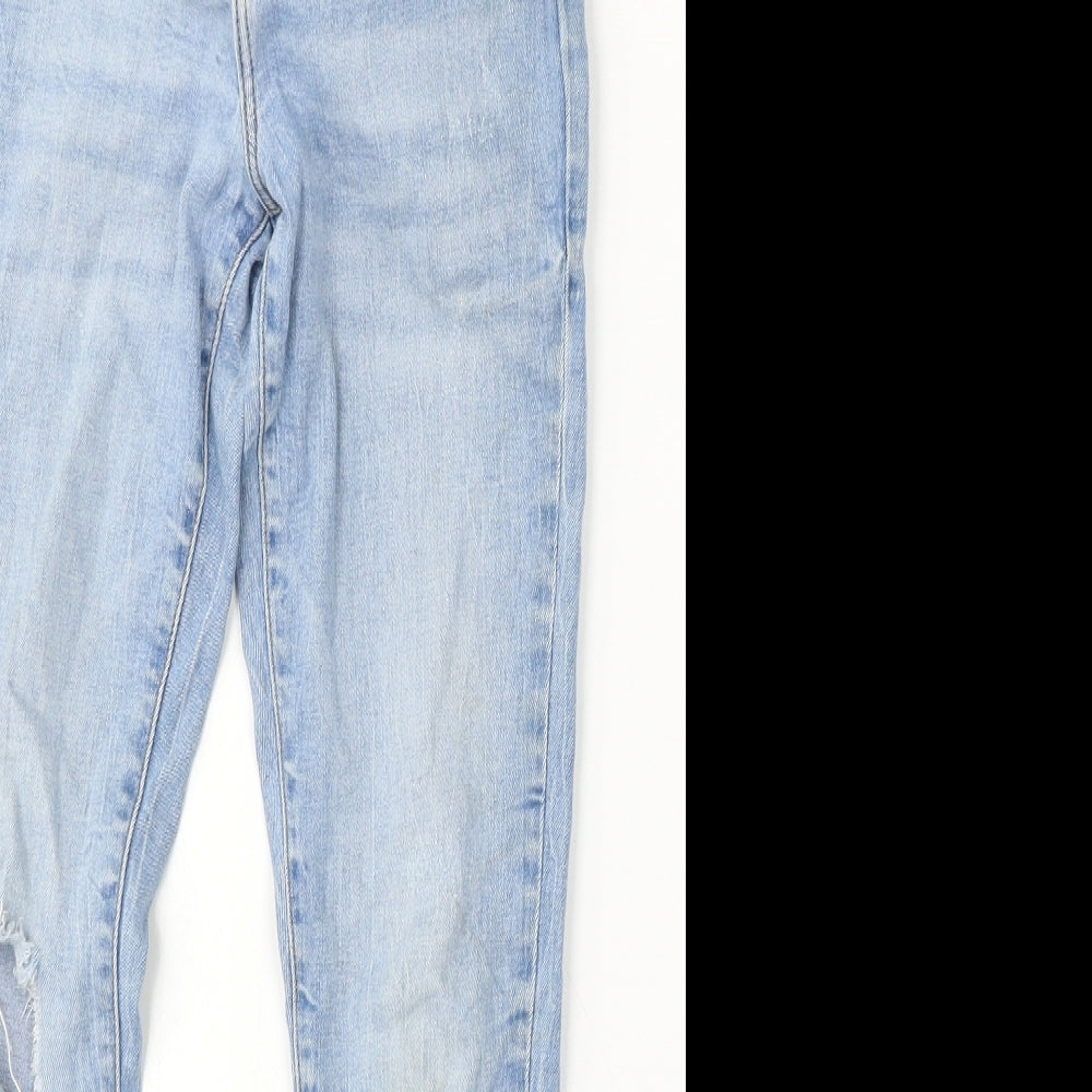 River Island Girls Blue  Cotton Straight Jeans Size 11 Years  Regular