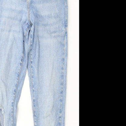River Island Girls Blue  Cotton Straight Jeans Size 11 Years  Regular