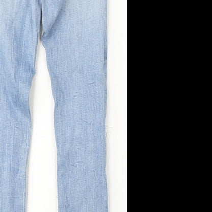 River Island Girls Blue  Cotton Straight Jeans Size 11 Years  Regular