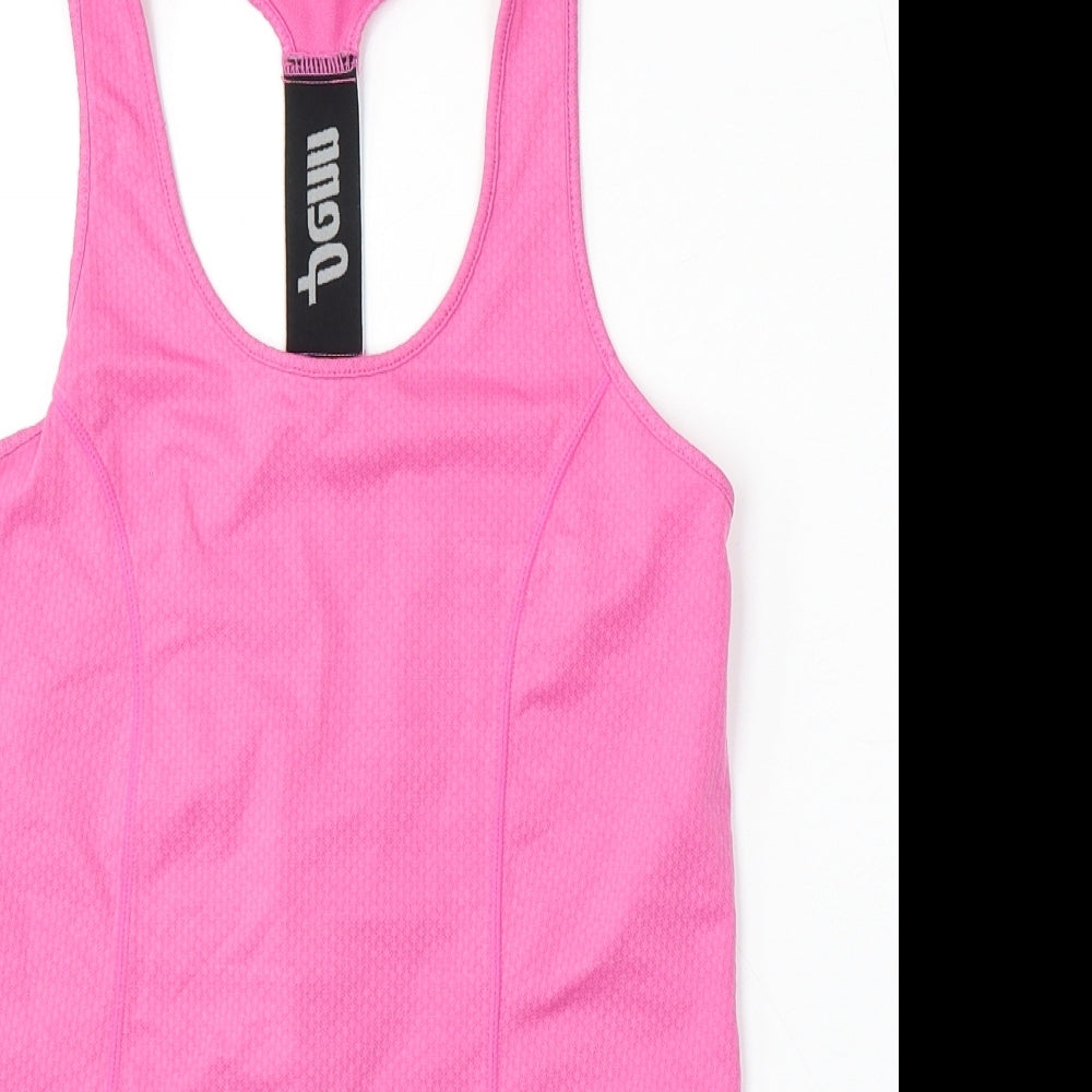 Penn Womens Pink  Polyester Basic Tank Size XS Round Neck