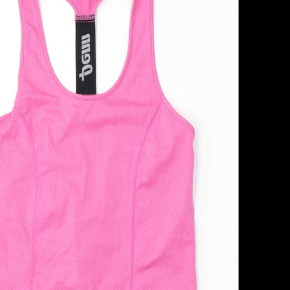 Penn Womens Pink  Polyester Basic Tank Size XS Round Neck
