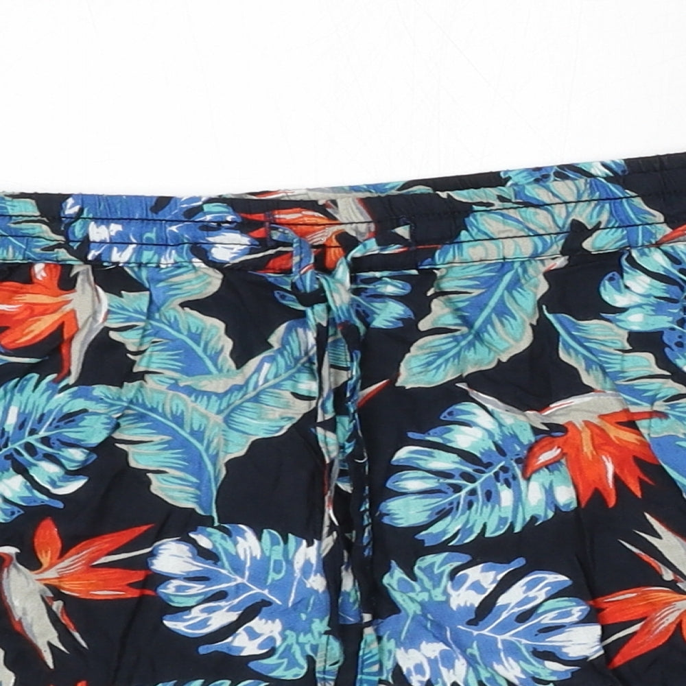 Atmosphere Womens Multicoloured Floral Viscose Bermuda Shorts Size 12 L3 in Regular