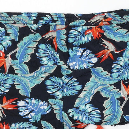 Atmosphere Womens Multicoloured Floral Viscose Bermuda Shorts Size 12 L3 in Regular