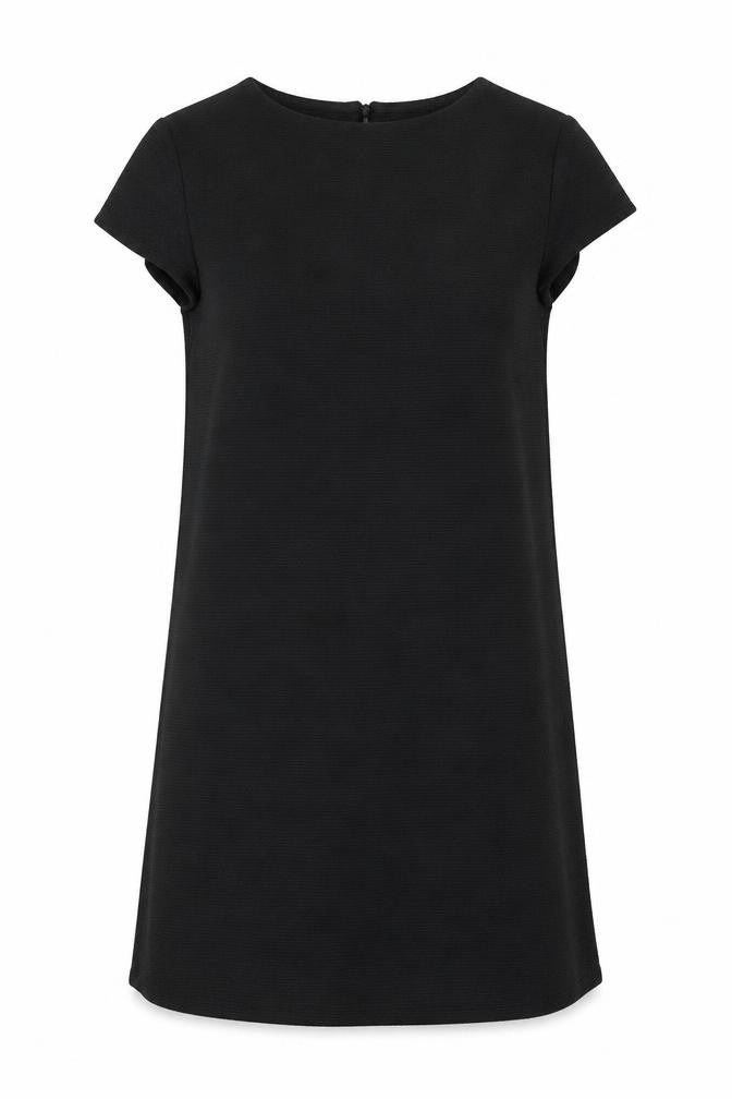 New Look Womens Black  Polyester Shift  Size 8  Round Neck