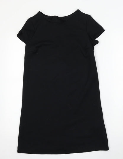 New Look Womens Black  Polyester Shift  Size 8  Round Neck