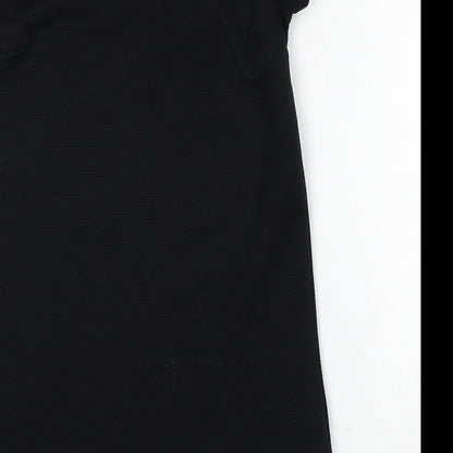 New Look Womens Black  Polyester Shift  Size 8  Round Neck