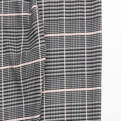 PRETTY LITTLE THING  Womens Grey Plaid Polyester Jegging Leggings Size 4 L32 in