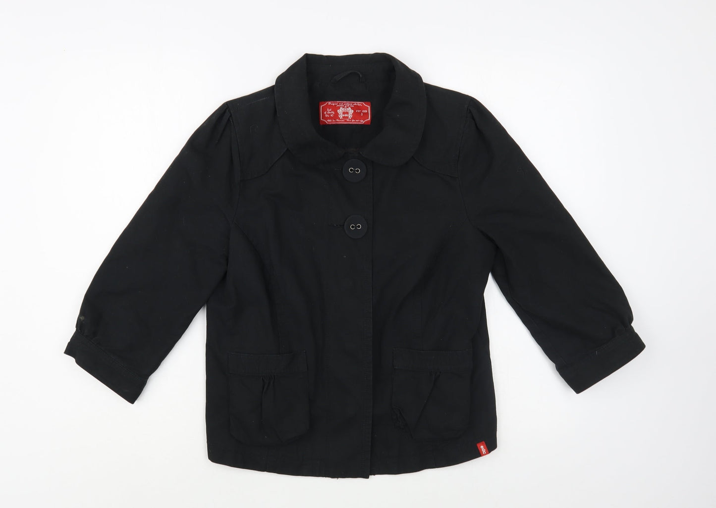 Esprit Womens Black   Jacket  Size S  Button