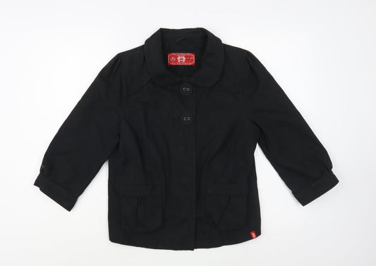 Esprit Womens Black   Jacket  Size S  Button