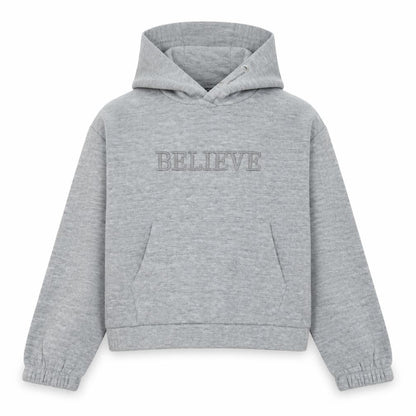 Primark Girls Grey Geometric Polyester Pullover Hoodie Size 9-10 Years