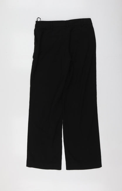 Womens UK Size 8 NEXT Regular Fit  Black Trousers