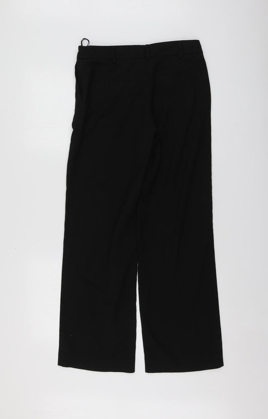 Womens UK Size 8 NEXT Regular Fit  Black Trousers