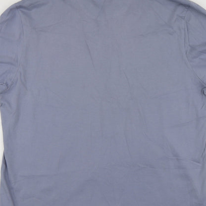 M7S Mens Purple  Cotton  Polo Size XL Collared