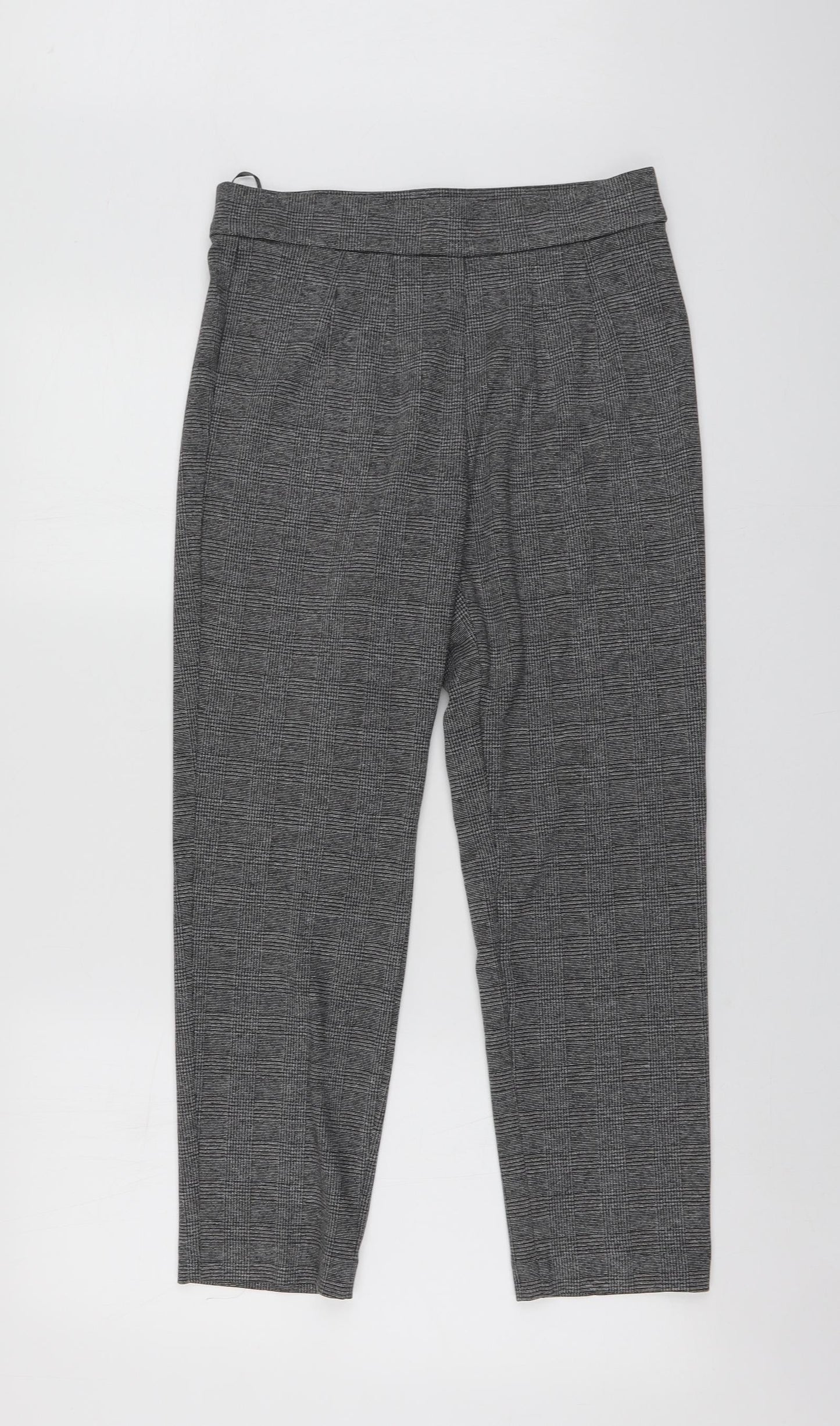 Womens UK Size 10 M7S Regular Fit Chino Grey Trousers