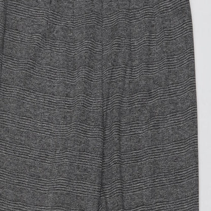 Womens UK Size 10 M7S Regular Fit Chino Grey Trousers