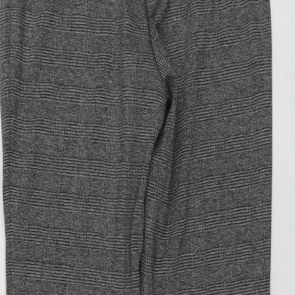 Womens UK Size 10 M7S Regular Fit Chino Grey Trousers