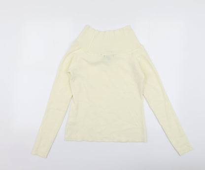 Womens UK Size 16 New Look Yellow Pullover Jumper