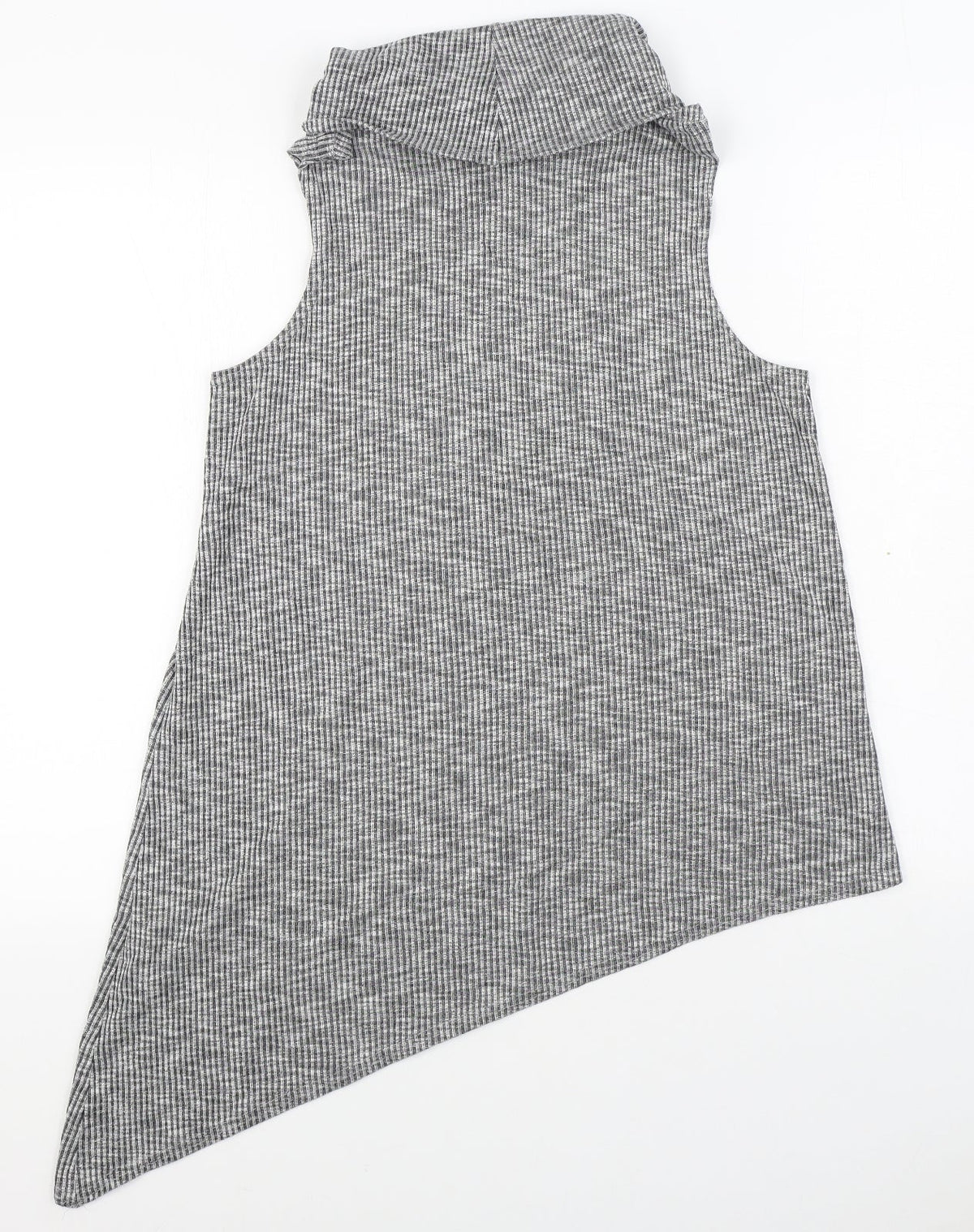 New Look Womens Grey  Viscose Pullover Sweatshirt Size 12  Pullover