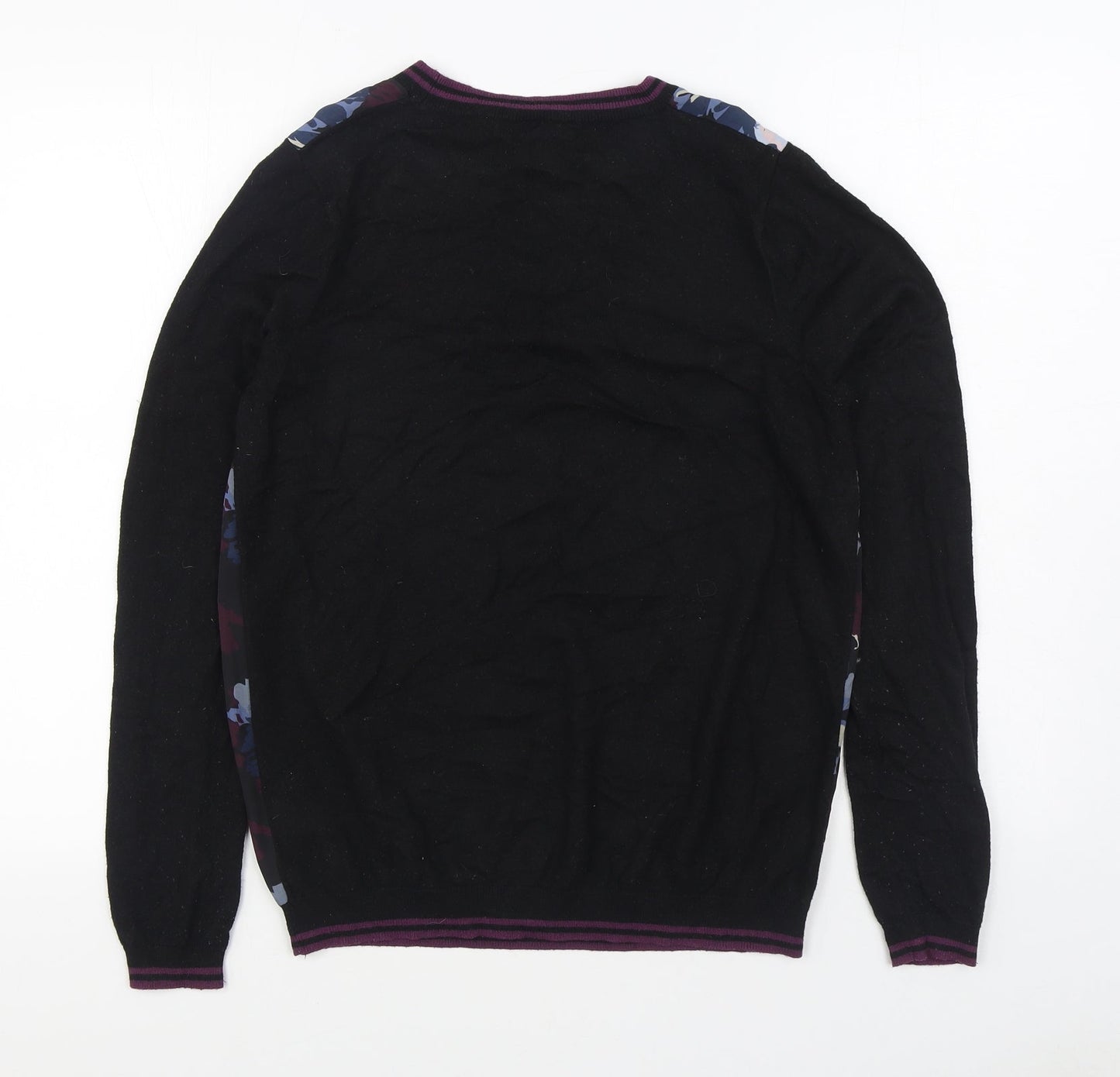 Womens UK Size 12 Warehouse Black Pullover Jumper
