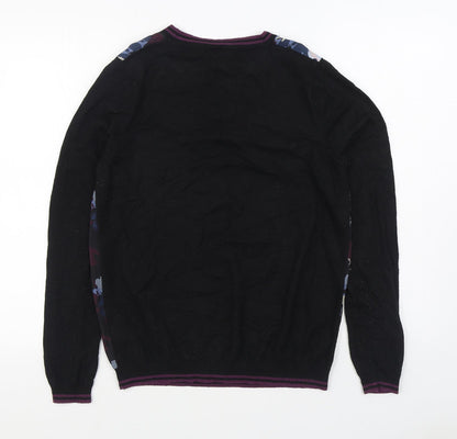 Womens UK Size 12 Warehouse Black Pullover Jumper