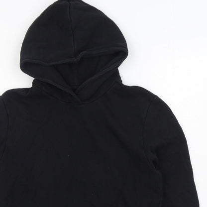 1971 Womens Black  Cotton Pullover Hoodie Size M  Pullover
