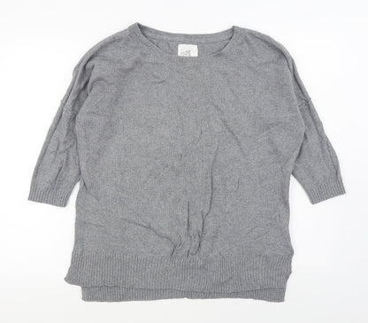 Womens UK Size L H&M Grey Pullover Jumper