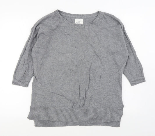 Womens UK Size L H&M Grey Pullover Jumper