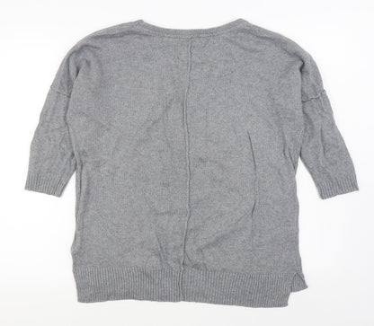 Womens UK Size L H&M Grey Pullover Jumper
