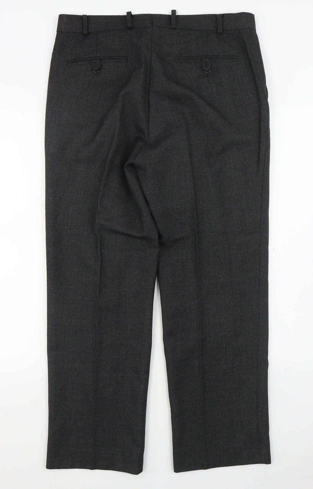 Skopes Womens Grey  Polyester Trousers  Size 34 in L28 in Regular Zip