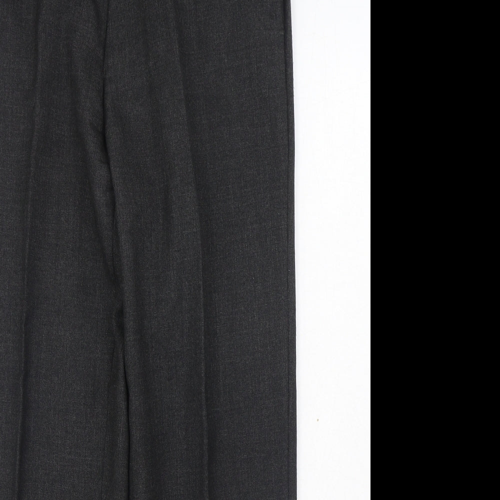 Skopes Womens Grey  Polyester Trousers  Size 34 in L28 in Regular Zip